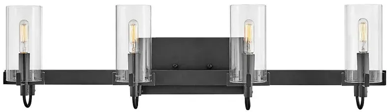 Hinkley - Bath Ryden Four Light Vanity- Black