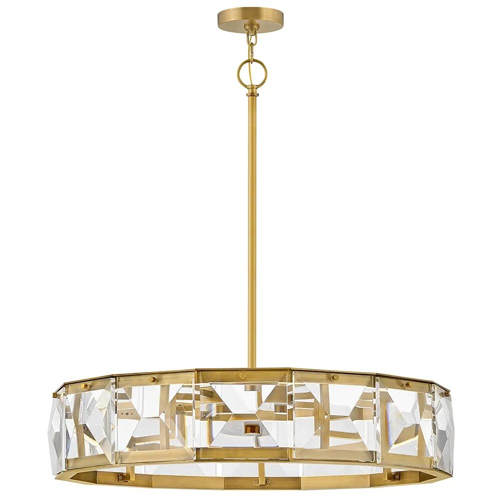 Jolie 30" Wide Brass Chandelier by Hinkley Lighting