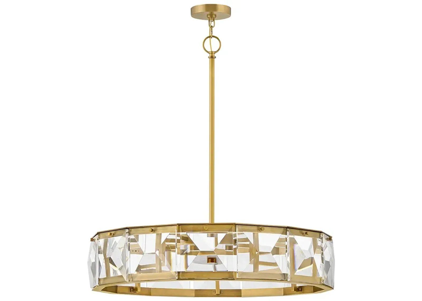 Jolie 30" Wide Brass Chandelier by Hinkley Lighting