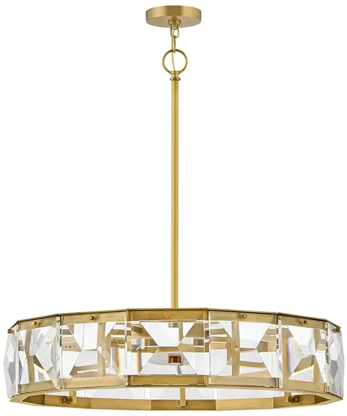 Jolie 30" Wide Brass Chandelier by Hinkley Lighting