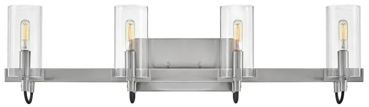 Hinkley - Bath Ryden Four Light Vanity- Brushed Nickel