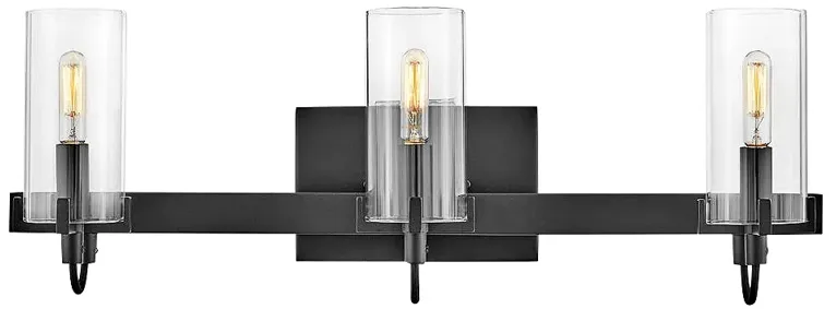 Hinkley - Bath Ryden Three Light Vanity- Black