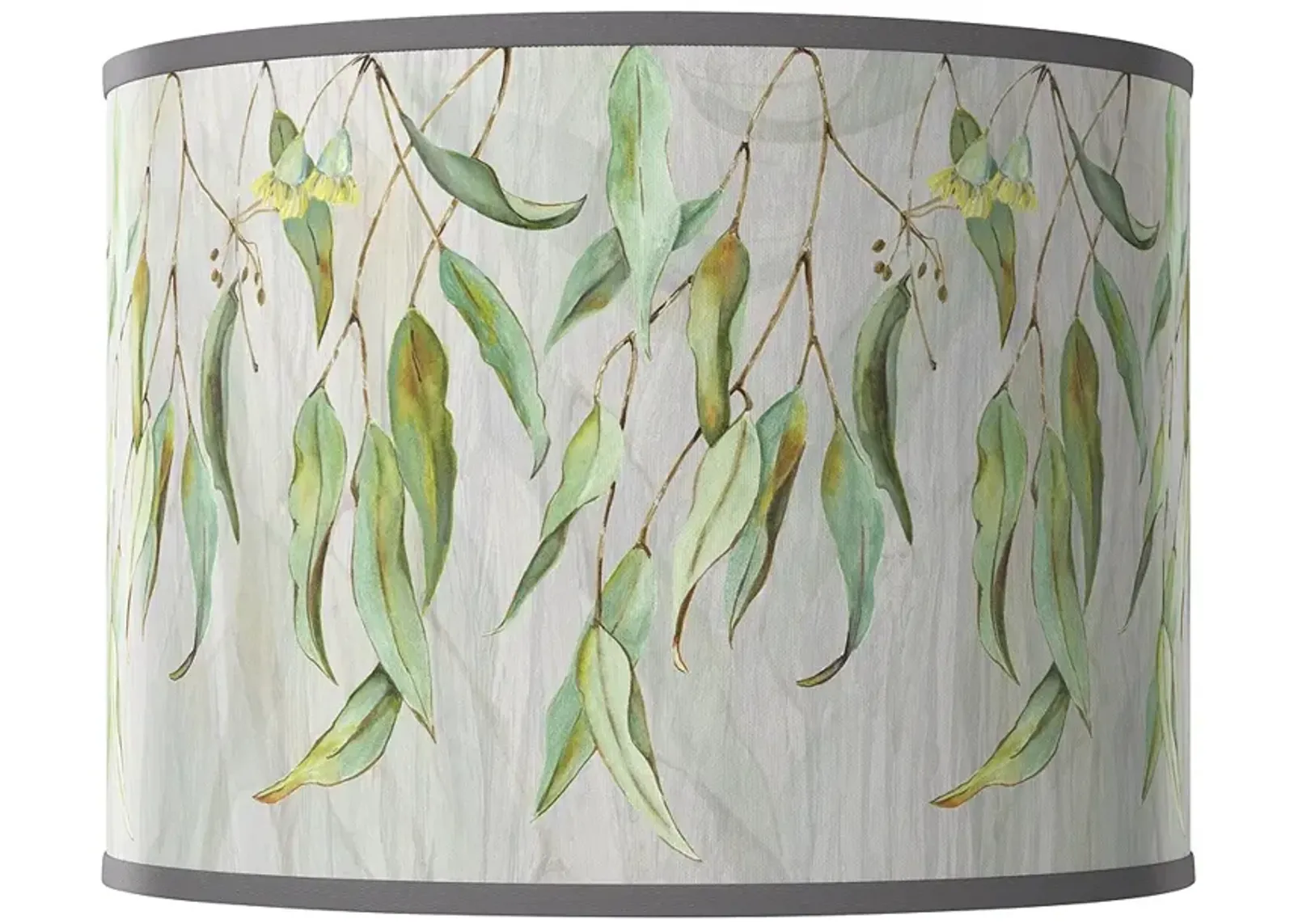 Eucalyptus Leaf Pattern Giclee Glow Lamp Shade 13.5x13.5x10 (Spider)