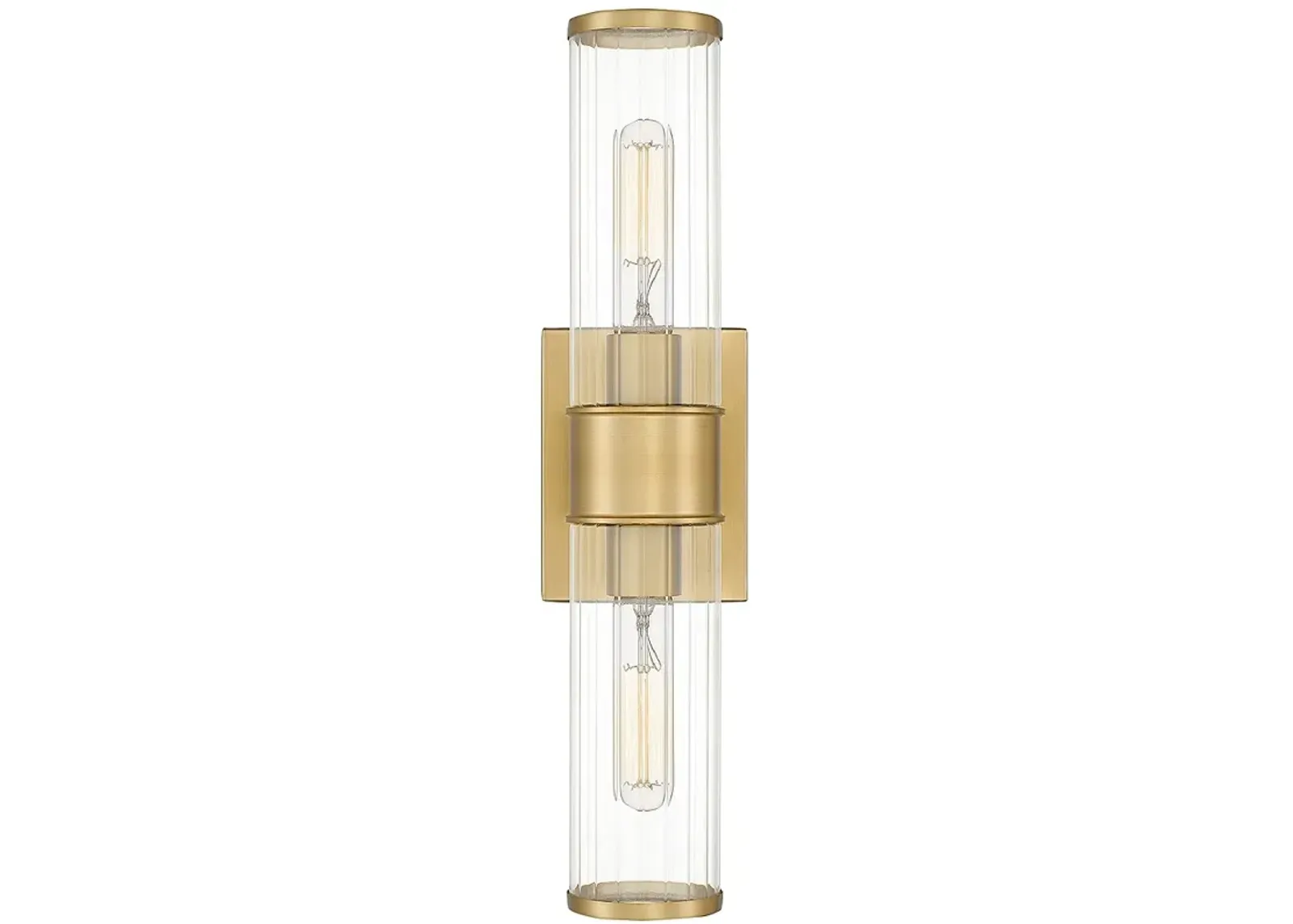 Quoizel Nova 18 3/4" Wide Aged Brass 2-Light Bath Light