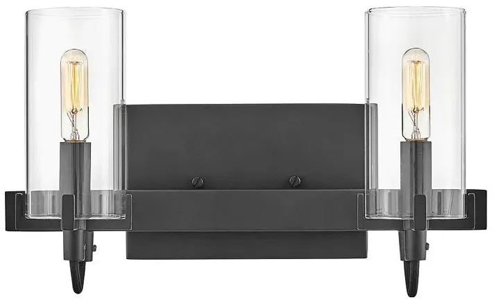 Hinkley - Bath Ryden Two Light Vanity- Black