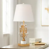 Vienna Full Spectrum Chalon 26 1/2" Gold and Crystal Table Lamp