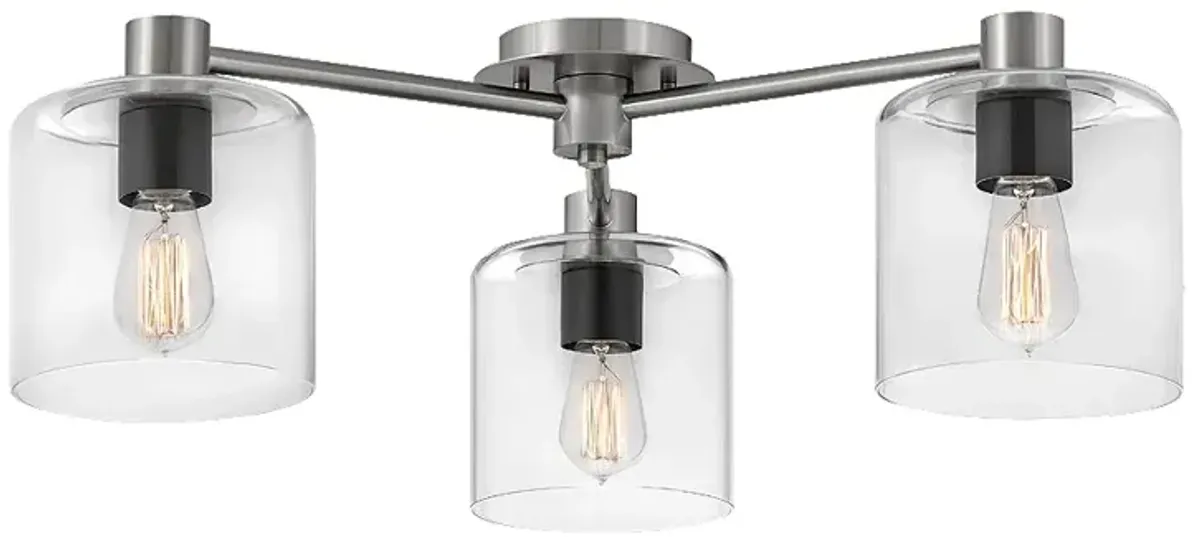 Foyer Axel-Large Semi-Flush Mount-Brushed Nickel