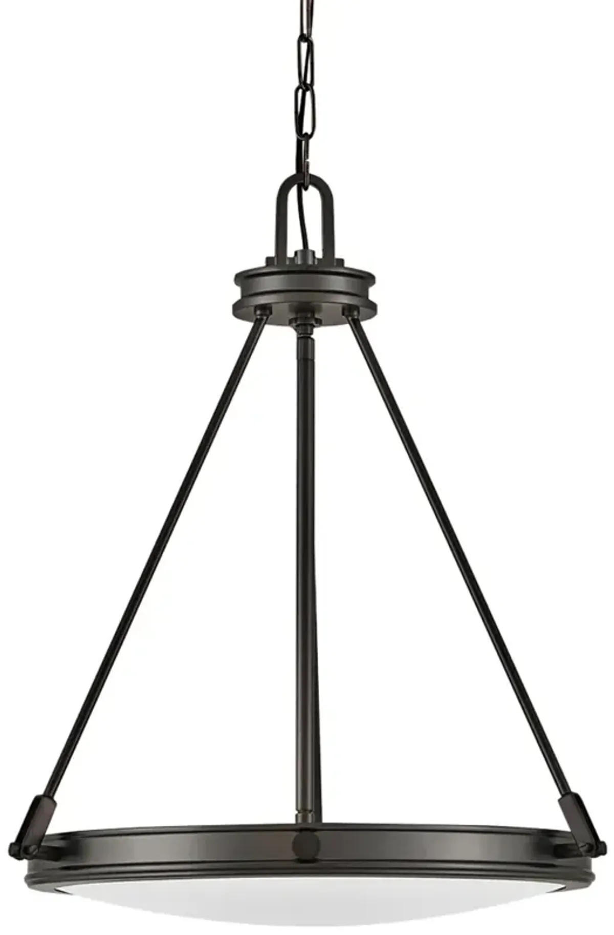 Hinkley Collier 21 1/2" Wide Black Oxide Pendant Light