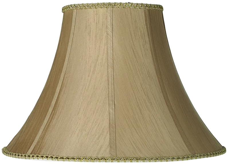 Earthen Gold Round Bell Lamp Shade 8x18x13 (Spider)