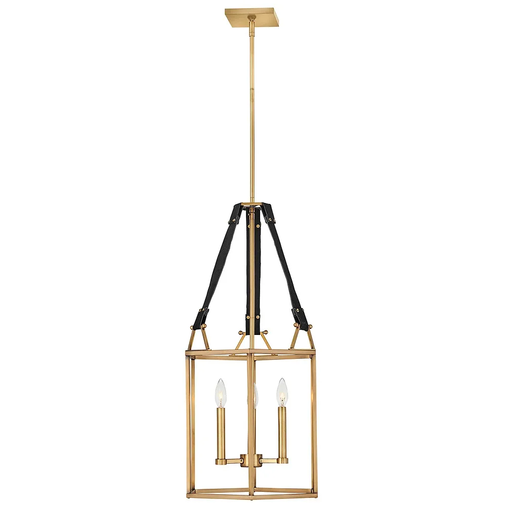 Monroe 15 1/2" Wide Brass Chandelier by Hinkley Lighting