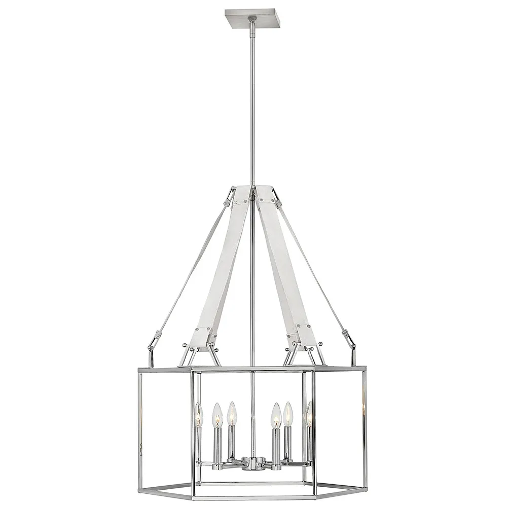 Monroe 26" Wide Nickel Chandelier by Hinkley Lighting