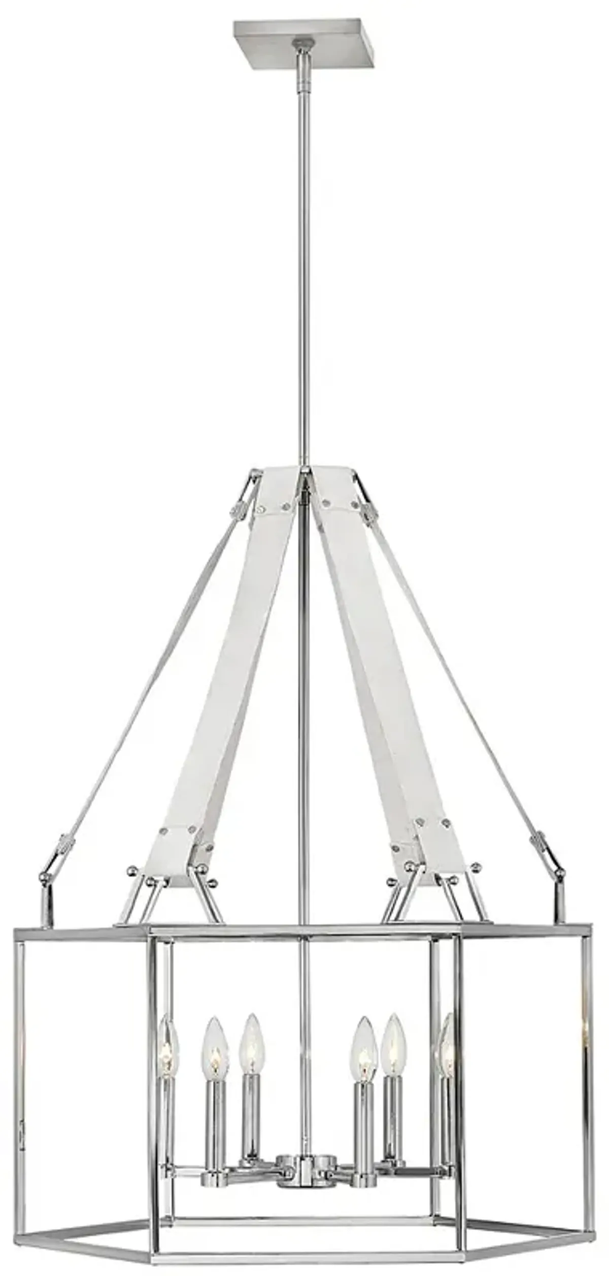 Monroe 26" Wide Nickel Chandelier by Hinkley Lighting