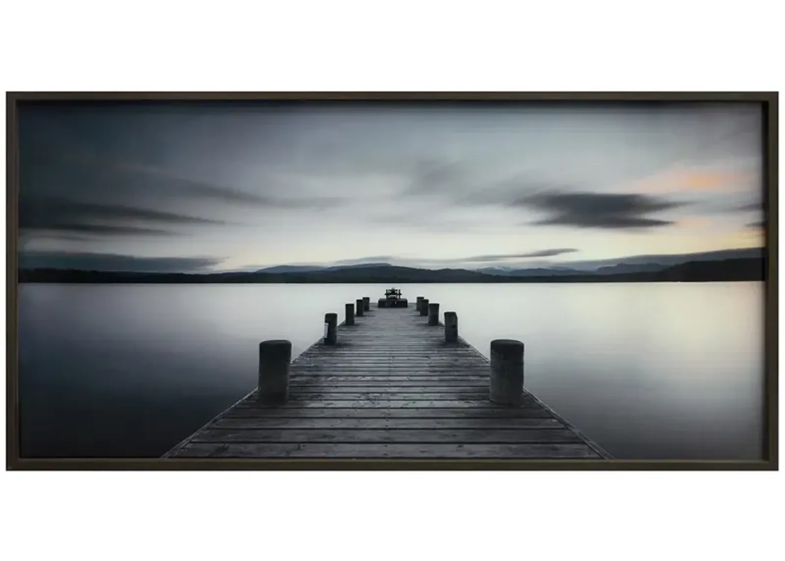 Pier Walk Tempered Glass Wall Art