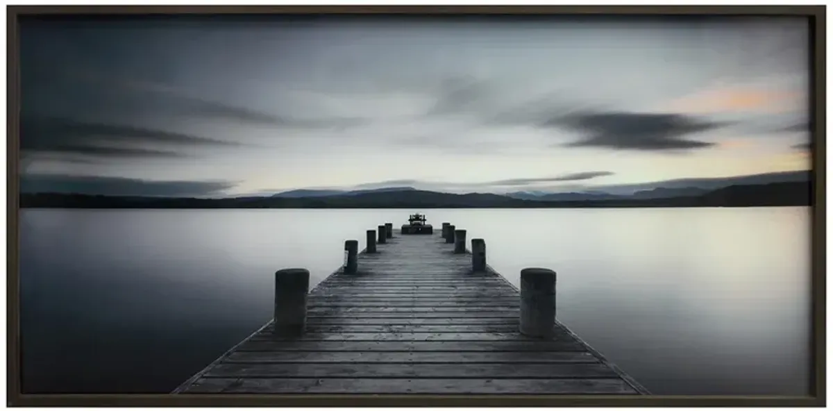 Pier Walk Tempered Glass Wall Art