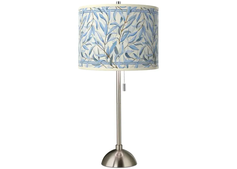 Amity Giclee Brushed Nickel Table Lamp