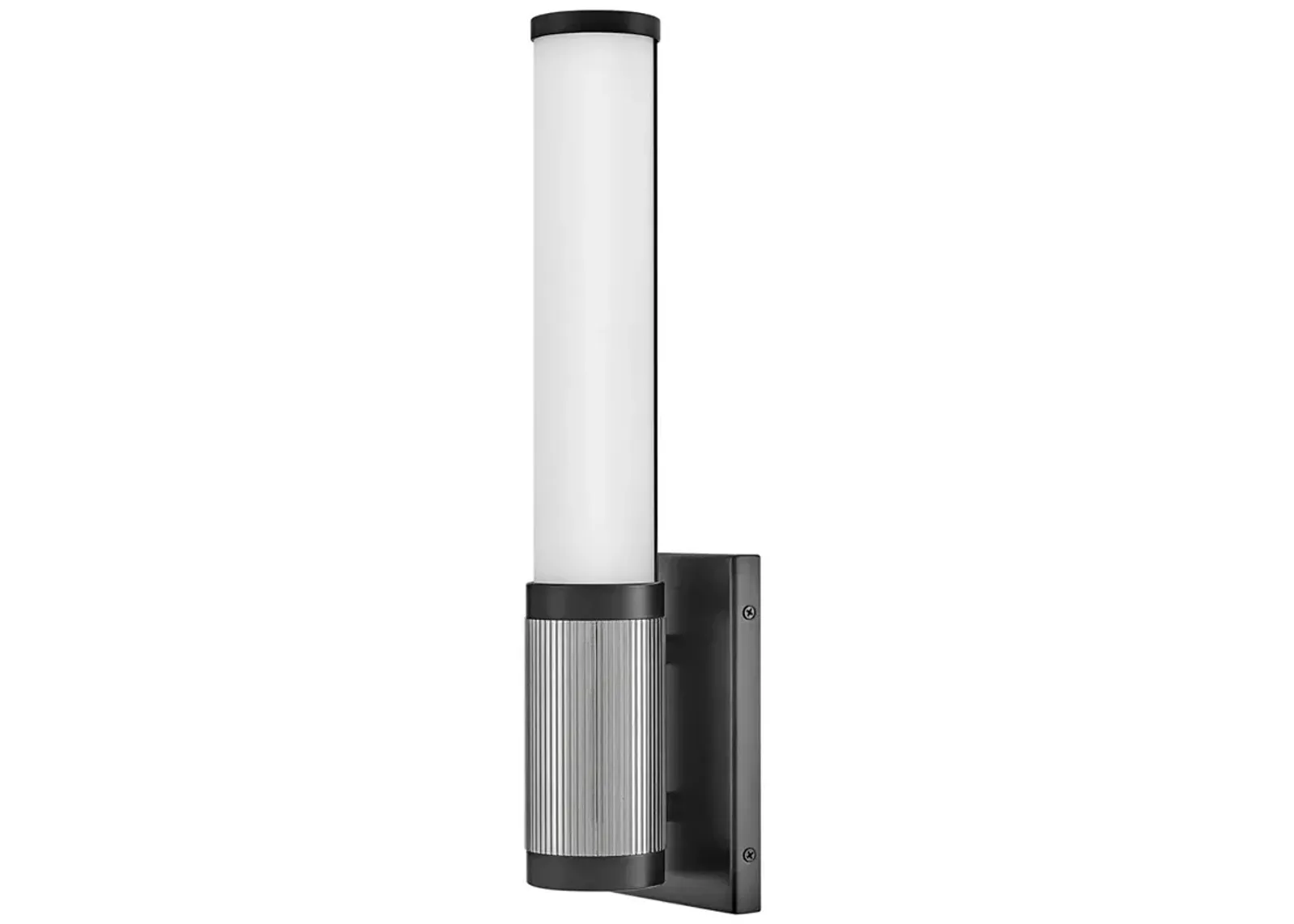 Hinkley Zevi 17 1/2" High Black Chrome ADA LED Wall Sconce