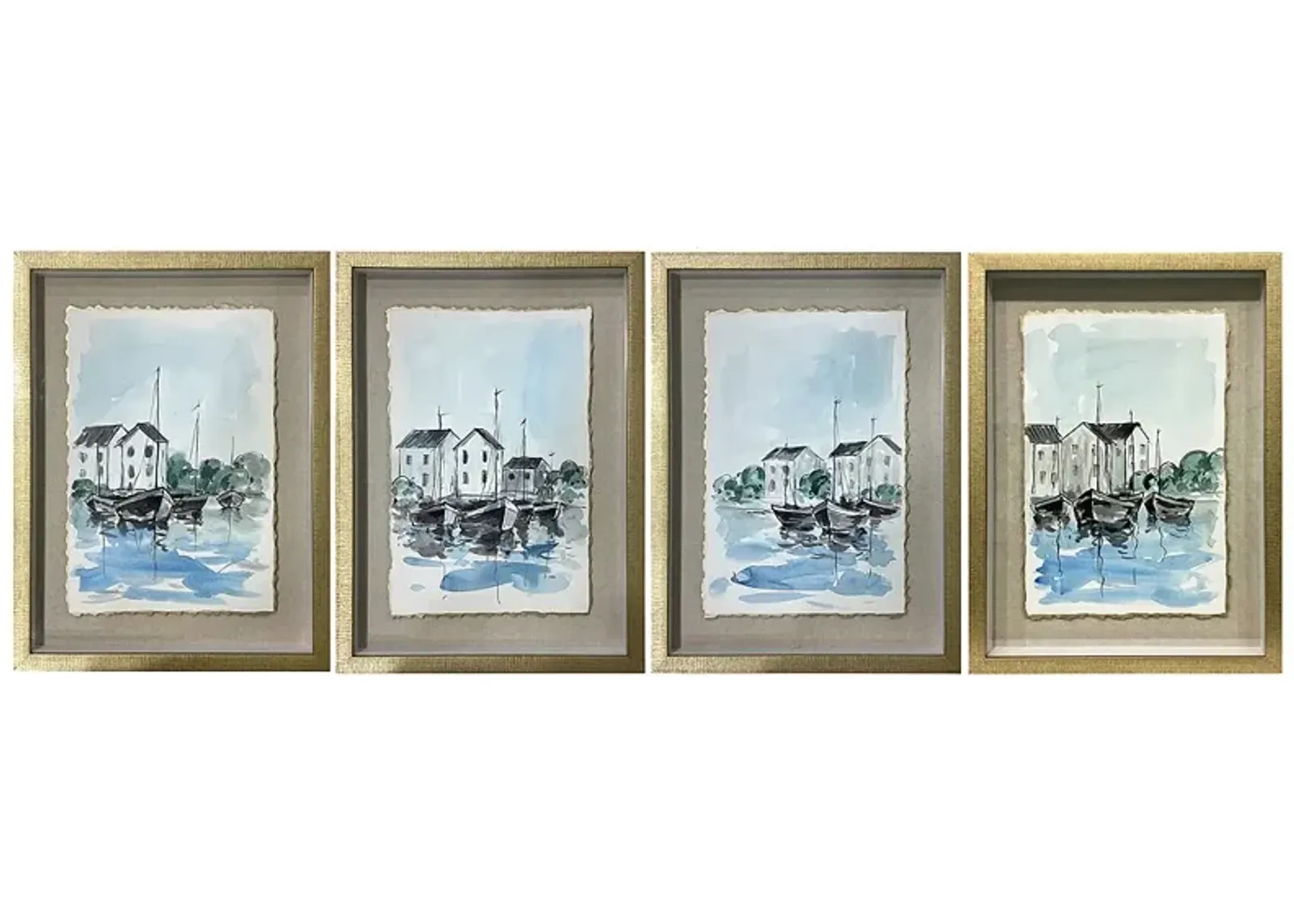 Cambridge Shadow Box Wall Art Set of 4