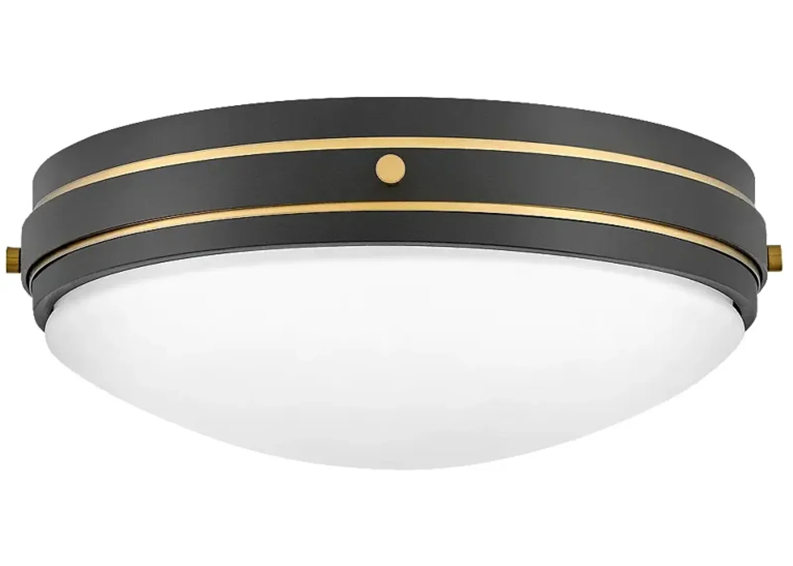 Foyer Oliver-Medium Flush Mount-Black