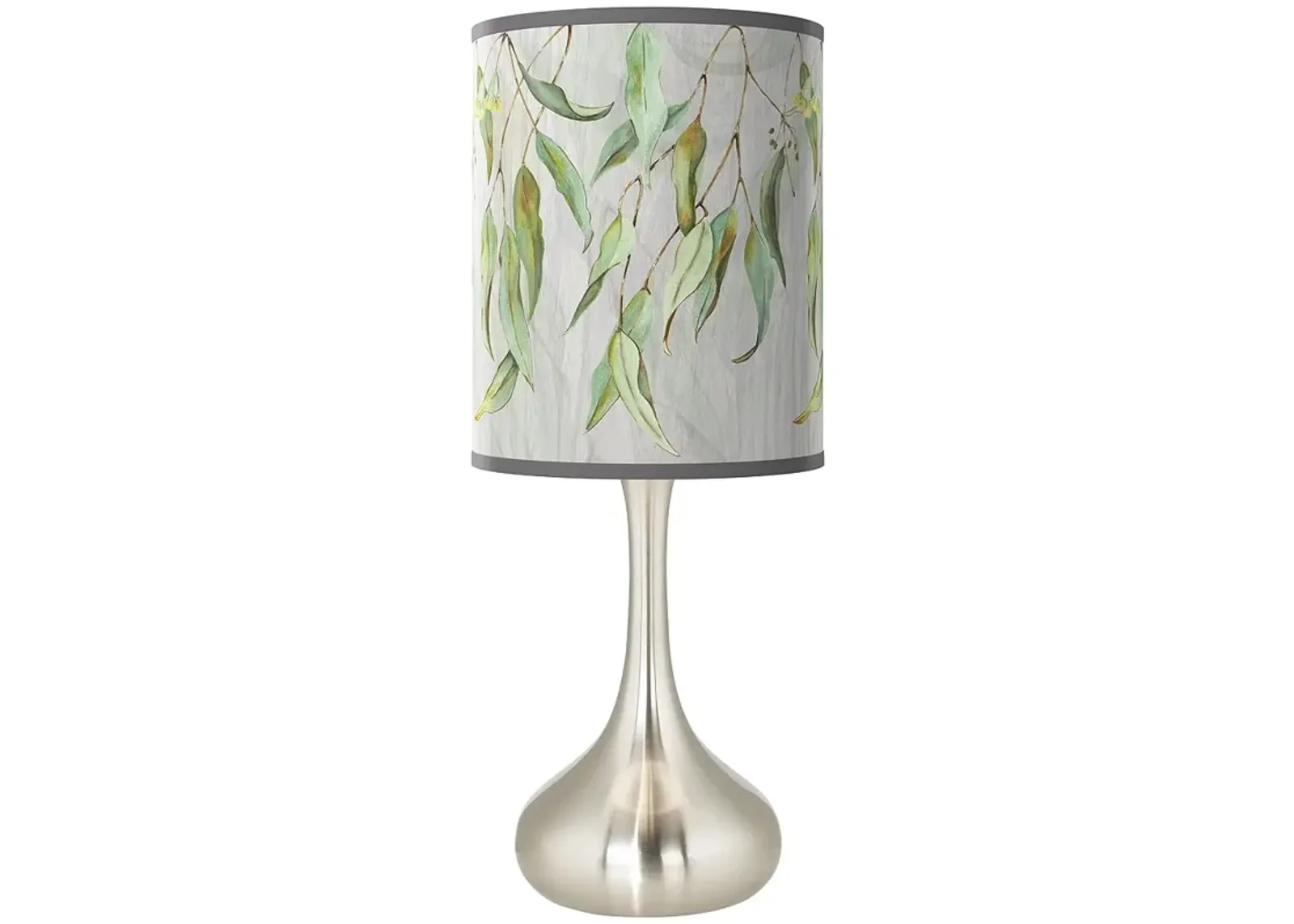 Eucalyptus Giclee Droplet Table Lamp