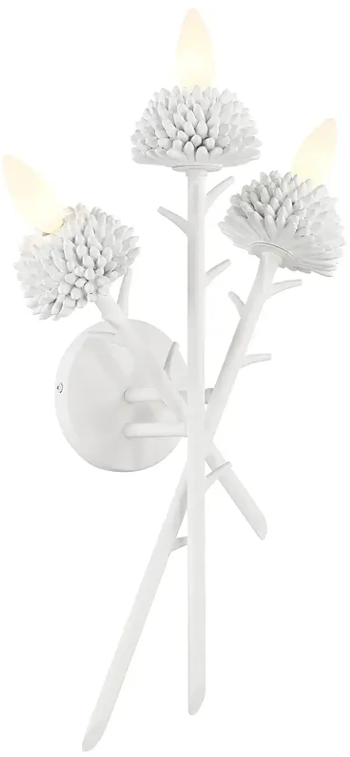 North Fork 21 1/2" High Sand White 3-Light Wall Sconce