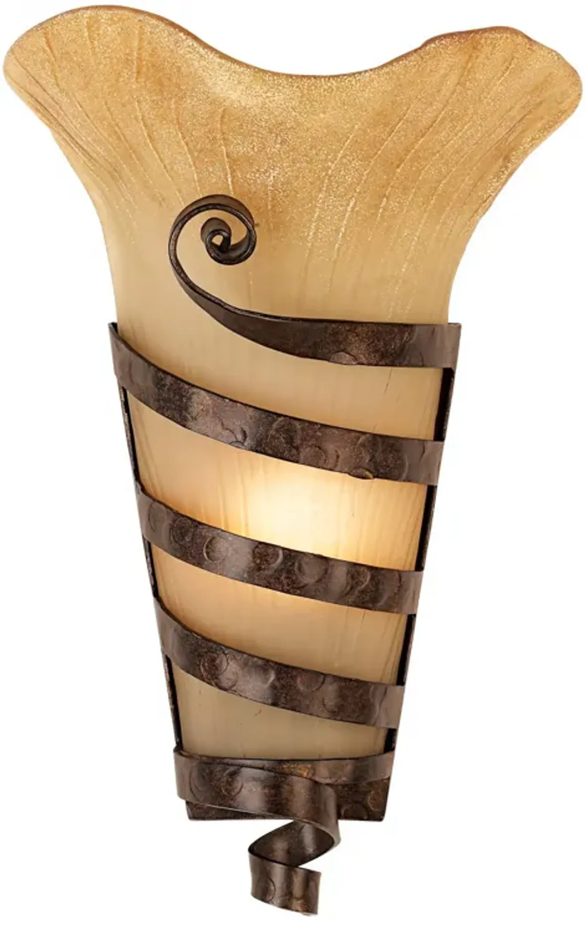 Misty Morning Giclee Glow Plug-In Swag Pendant