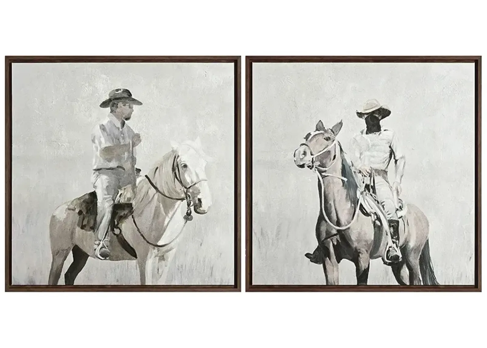 Livingstone Framed Canvas Painting Set of 2