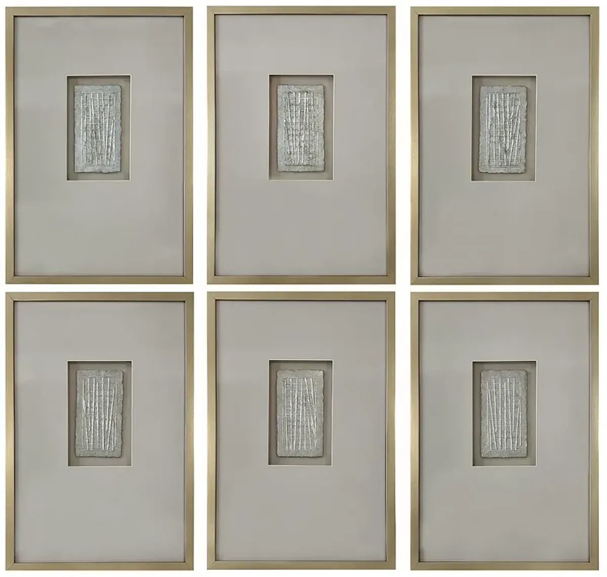 Forsythe II 24" High Architectural Wall Decor Set of 6