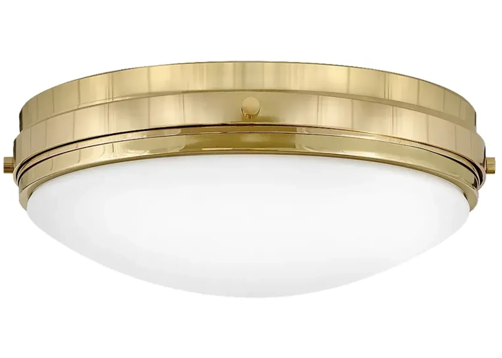 Foyer Oliver-Medium Flush Mount-Bright Brass