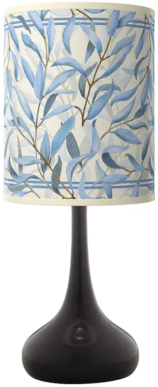 Amity Giclee Black Droplet Table Lamp