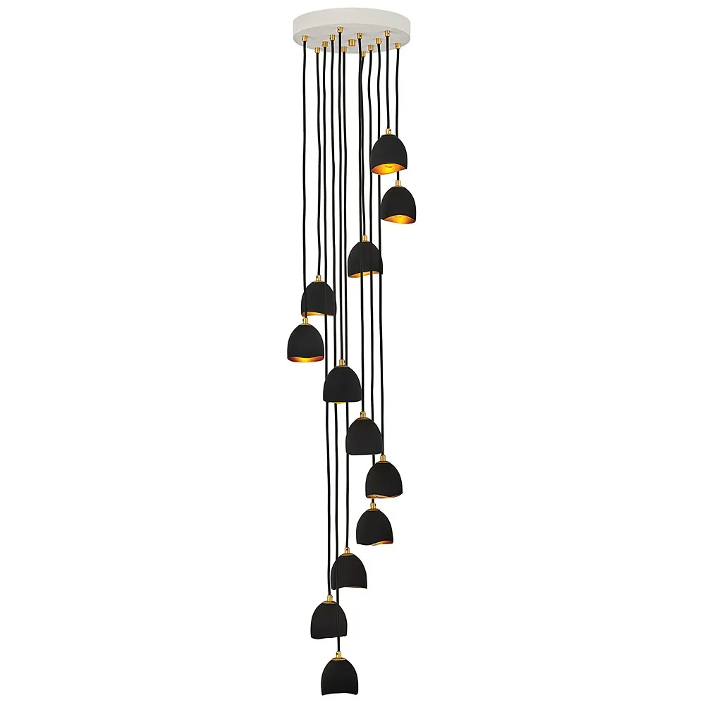 Nula 18 1/2" Wide Black Chandelier by Hinkley Lighting