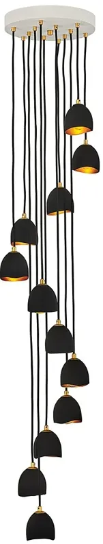 Nula 18 1/2" Wide Black Chandelier by Hinkley Lighting