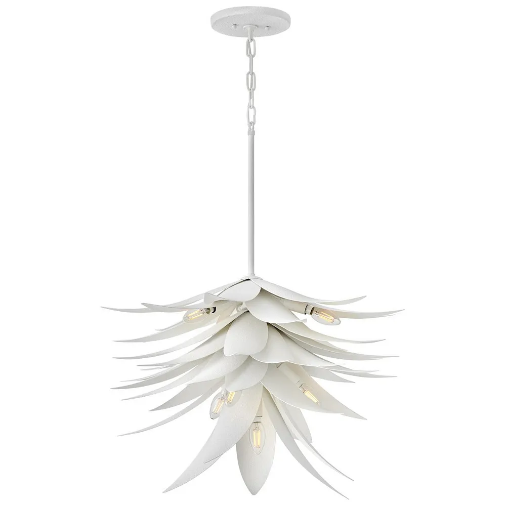 Hinkley - Chandelier Agave Large Single Tier Pendant- Textured Plaster