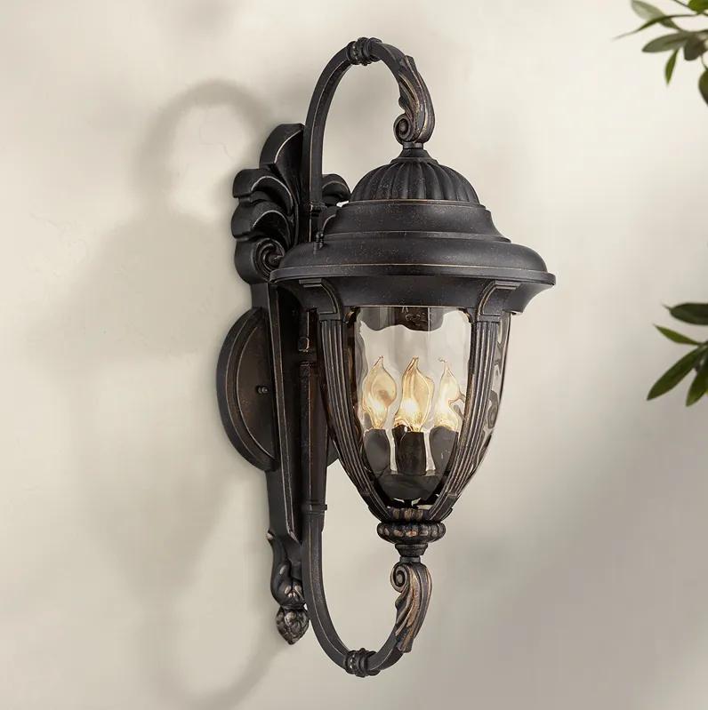 Bellagio 27 1/2" High Double Arm Traditional Outdoor Wall Light