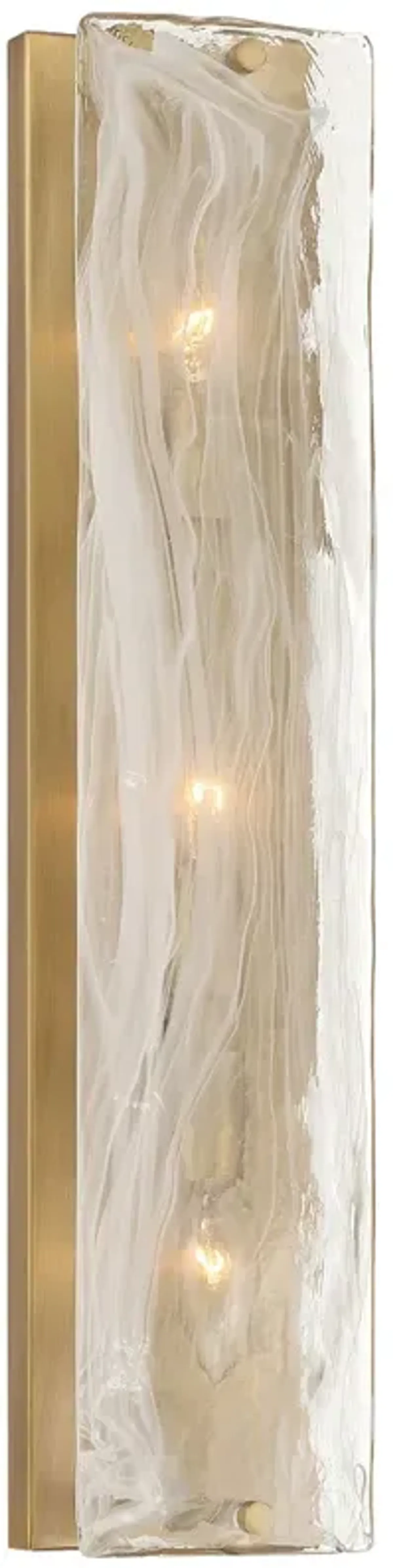 Minka Lavery Veil 3-Light 4.75-in Legacy Brass Indoor Vanity Light