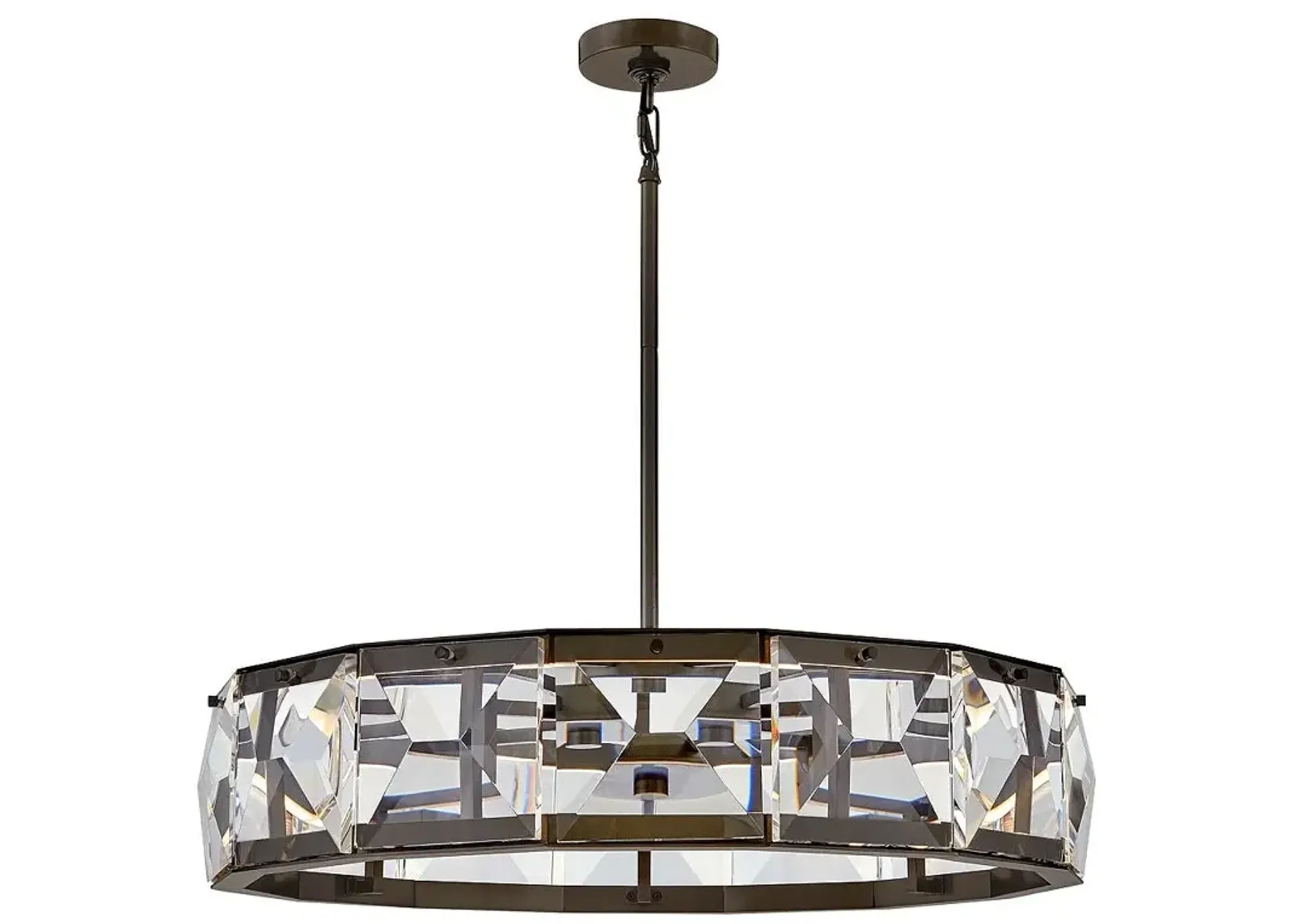 Hinkley - Chandelier Jolie Large LED Drum- Black Oxide