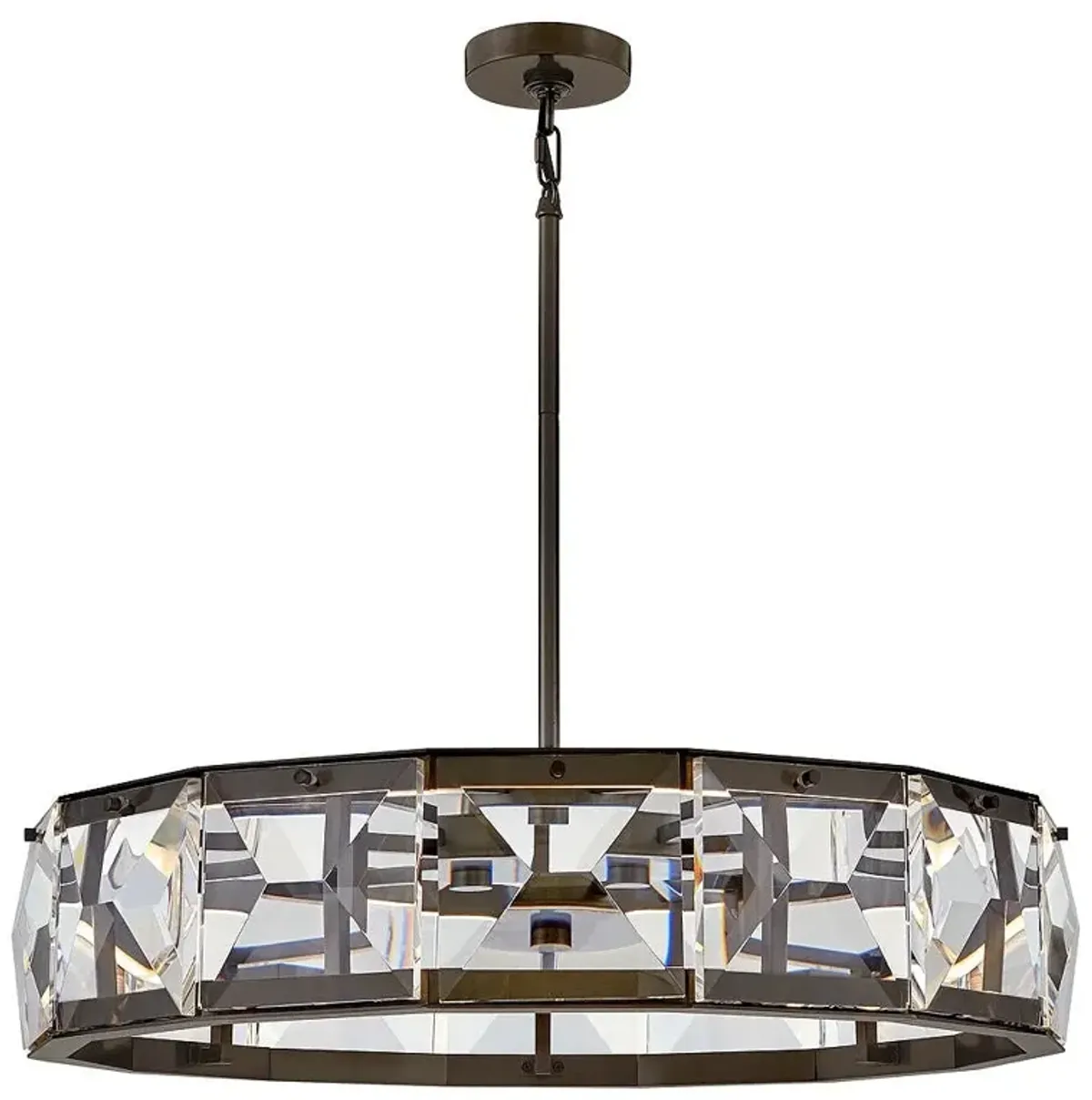 Hinkley - Chandelier Jolie Large LED Drum- Black Oxide