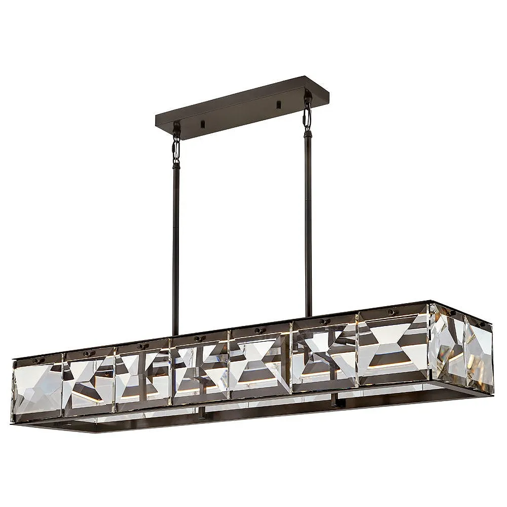 Hinkley - Chandelier Jolie Large LED Linear- Black Oxide