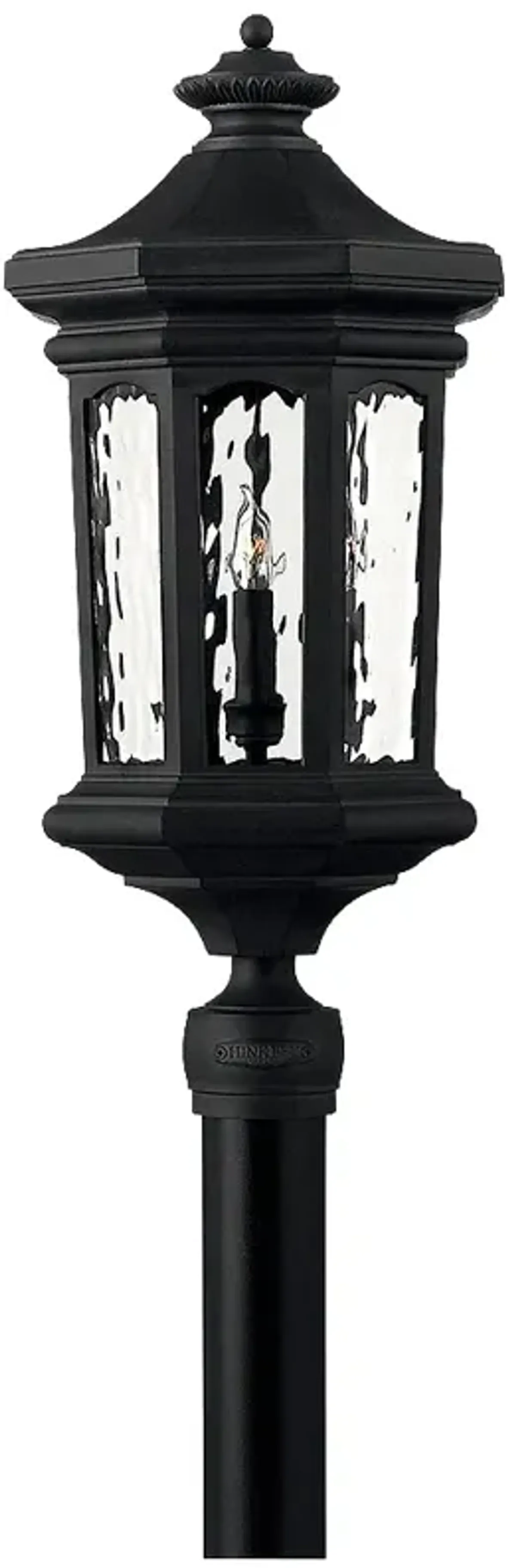 Raley 26 1/4" High Black 3 Watts Outdoor Post Light