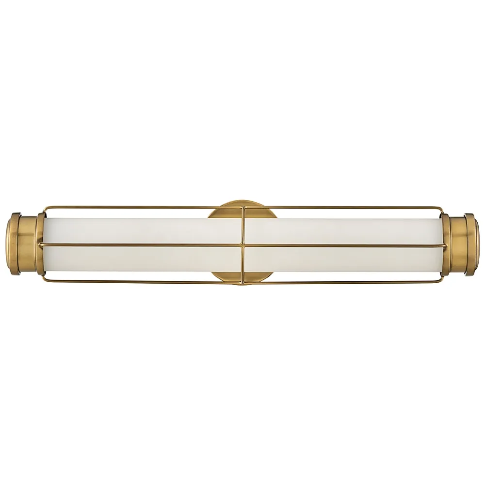 Hinkley Saylor 24" Wide Heritage Brass LED Bath Light