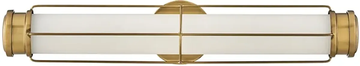 Hinkley Saylor 24" Wide Heritage Brass LED Bath Light