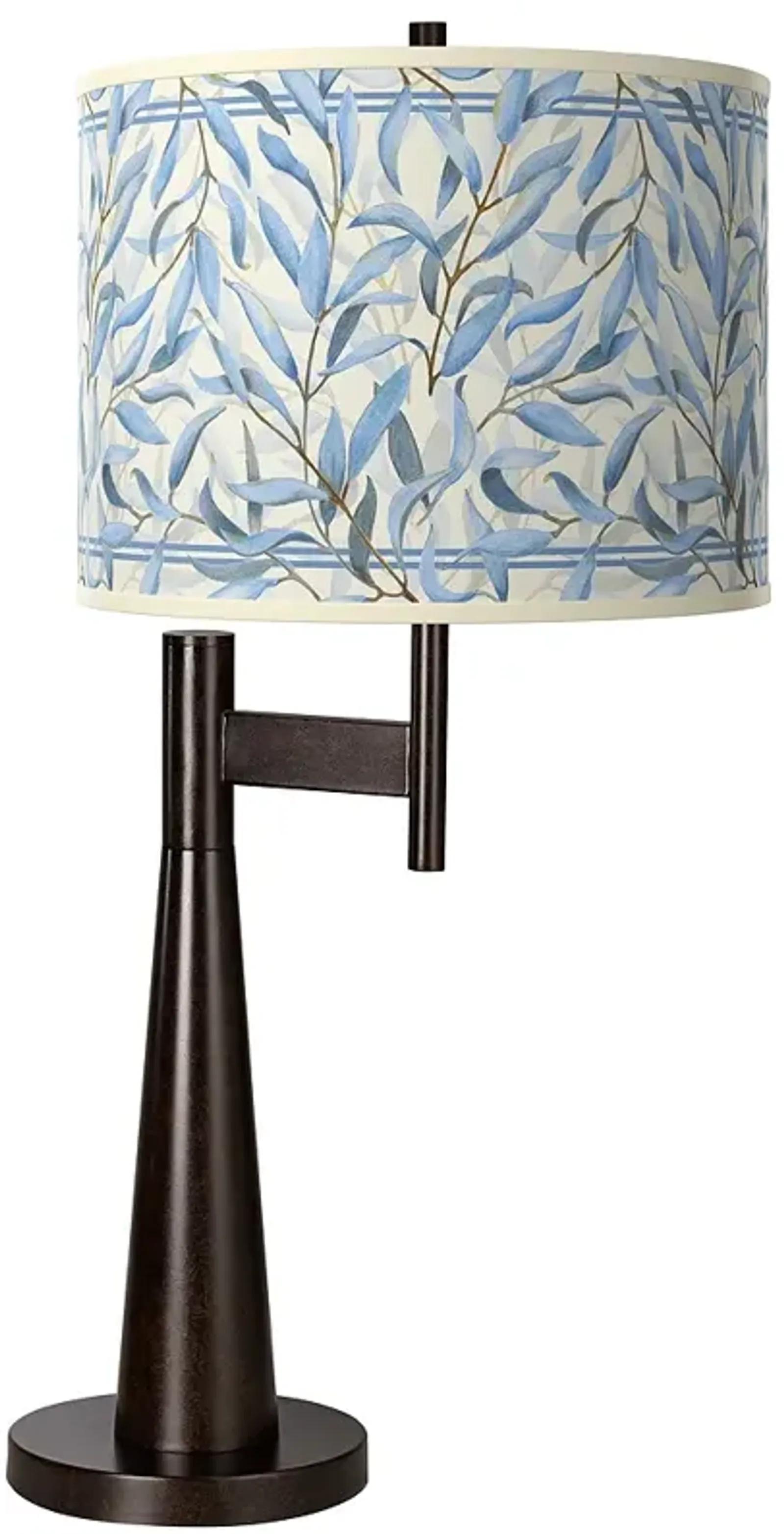 Giclee Glow Novo 30 3/4" Amity Blue Shade Bronze Table Lamp