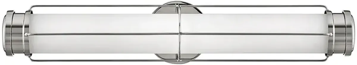 Hinkley Saylor 24" Wide Polished Nickel Modern LED Bath Light