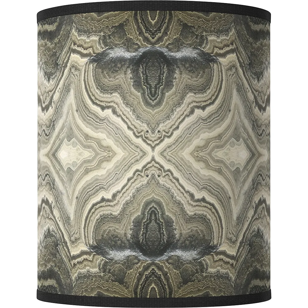 Sprouting Marble Giclee Drum Lamp Shade 10x10x12 (Spider)