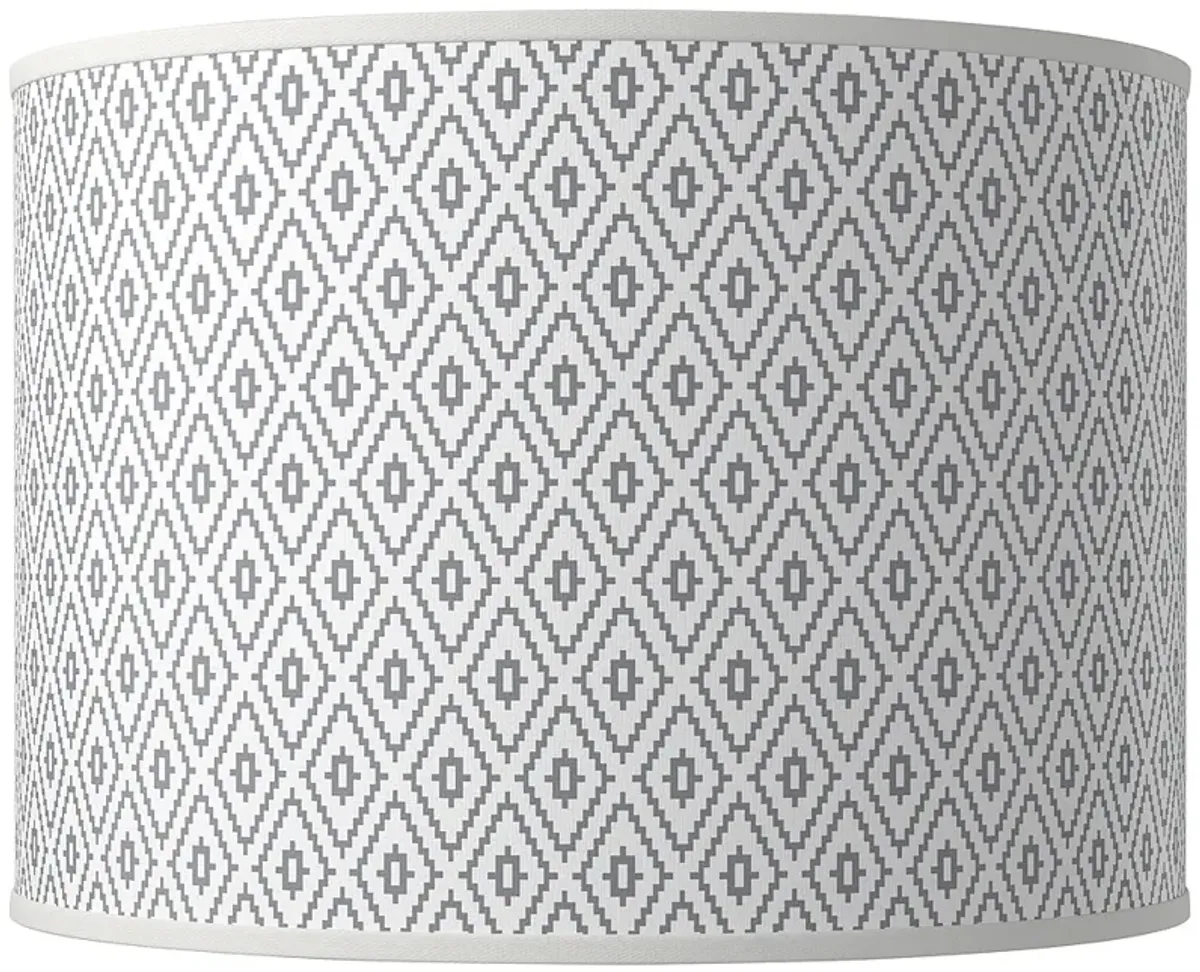 Diamonds Giclee Round Drum Lamp Shade 15.5x15.5x11 (Spider)