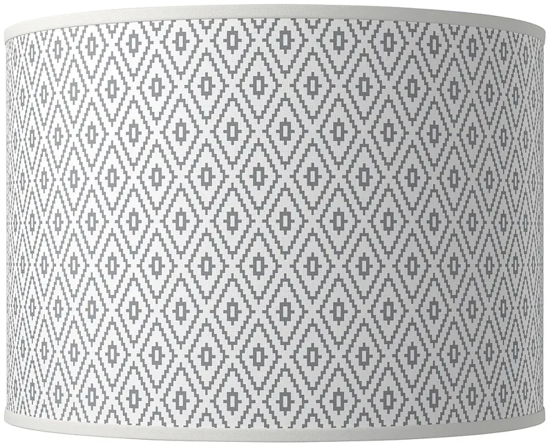 Diamonds Giclee Round Drum Lamp Shade 15.5x15.5x11 (Spider)