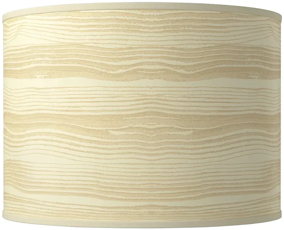 Birch Blonde Giclee Round Drum Lamp Shade 15.5x15.5x11 (Spider)