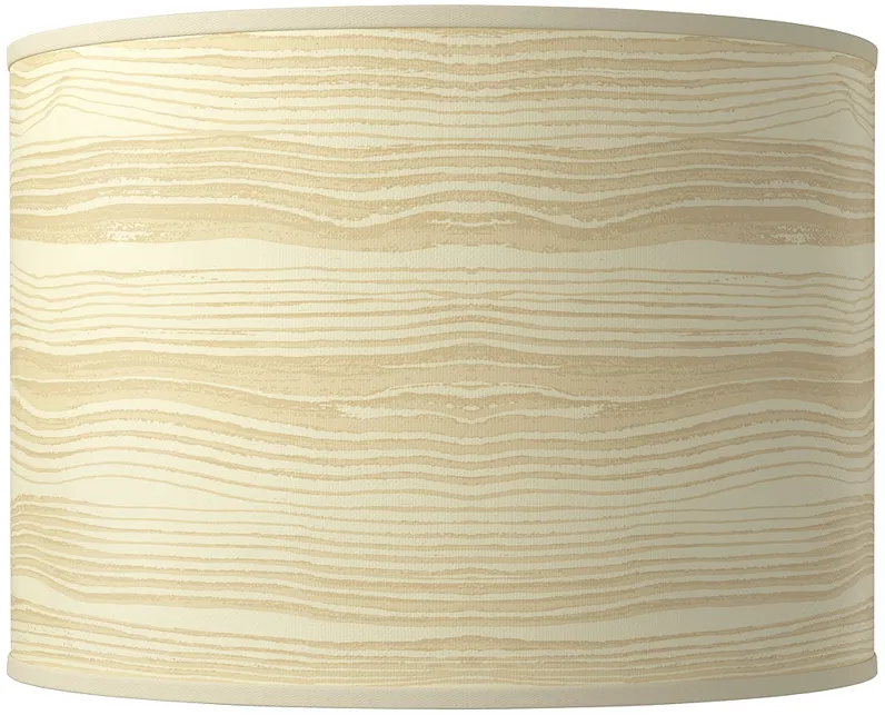 Birch Blonde Giclee Round Drum Lamp Shade 15.5x15.5x11 (Spider)