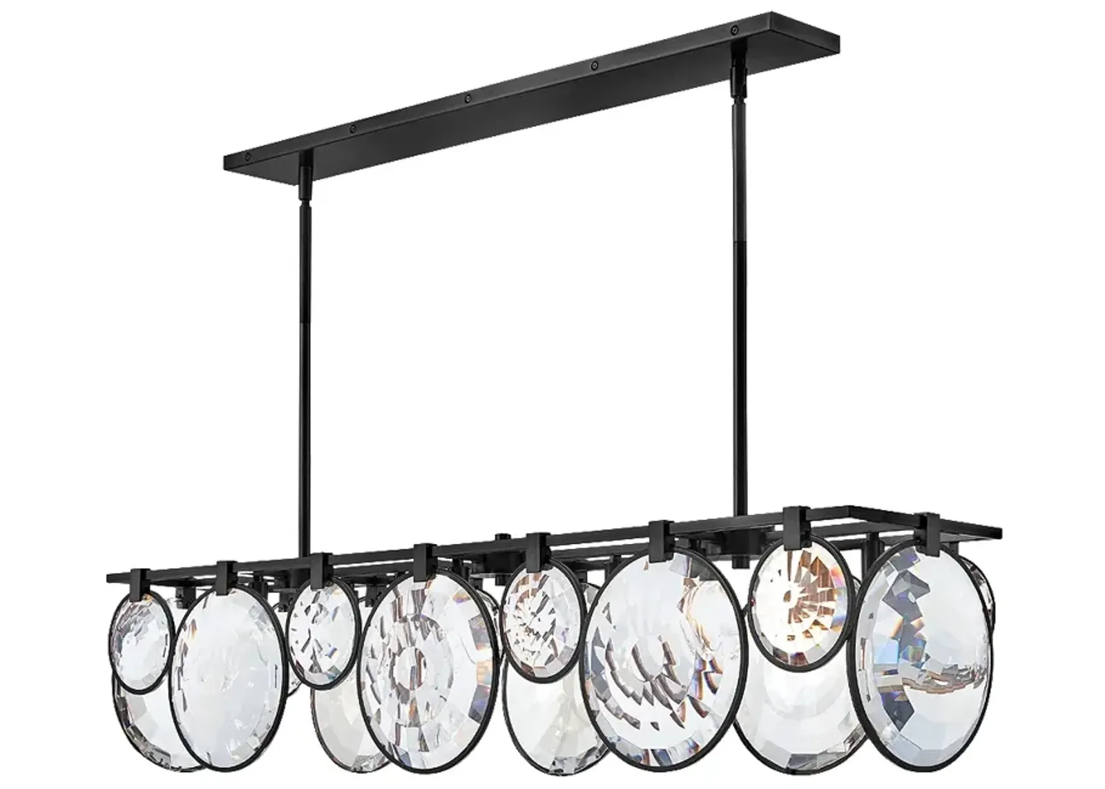 Hinkley - Chandelier Nala Eight Light Linear- Black