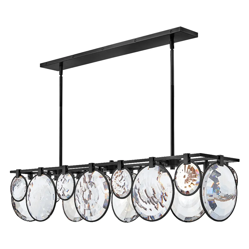 Hinkley - Chandelier Nala Eight Light Linear- Black