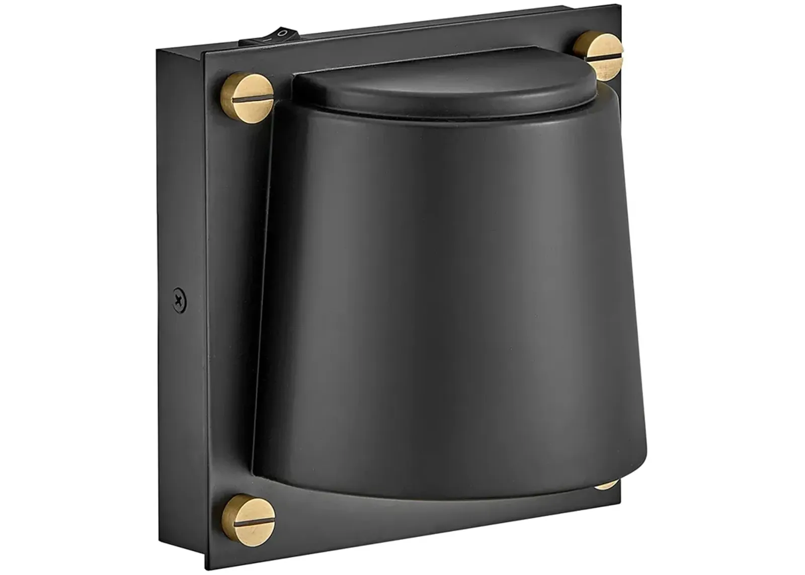 Hinkley Scout 6 3/4" High Black Metal LED Wall Sconce